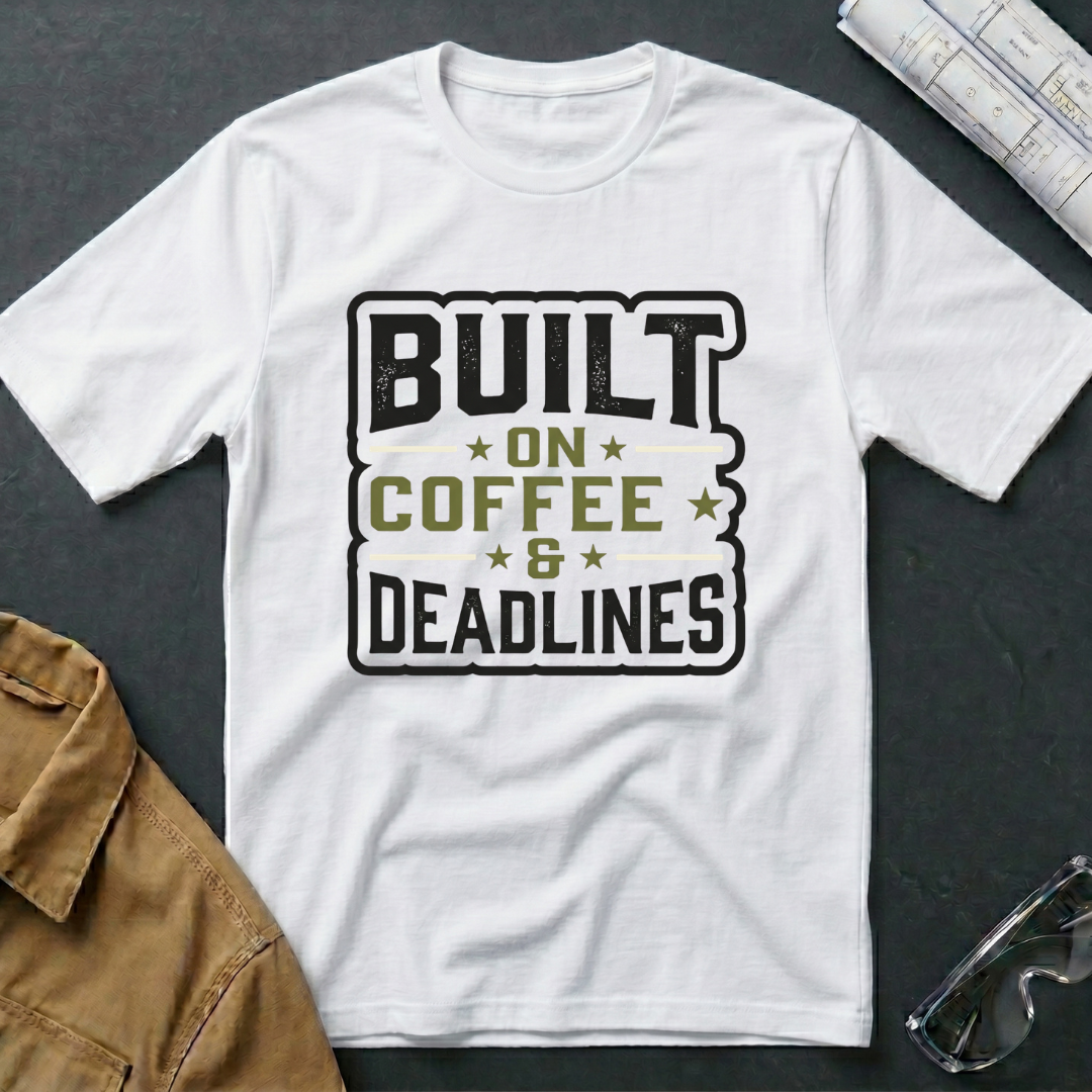 Built on Coffee & Deadlines T-Shirt