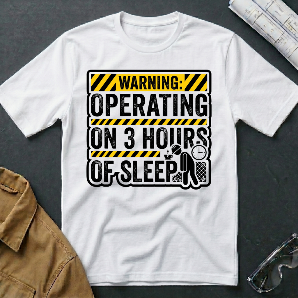 Operating on 3 Hours of Sleep T-Shirt