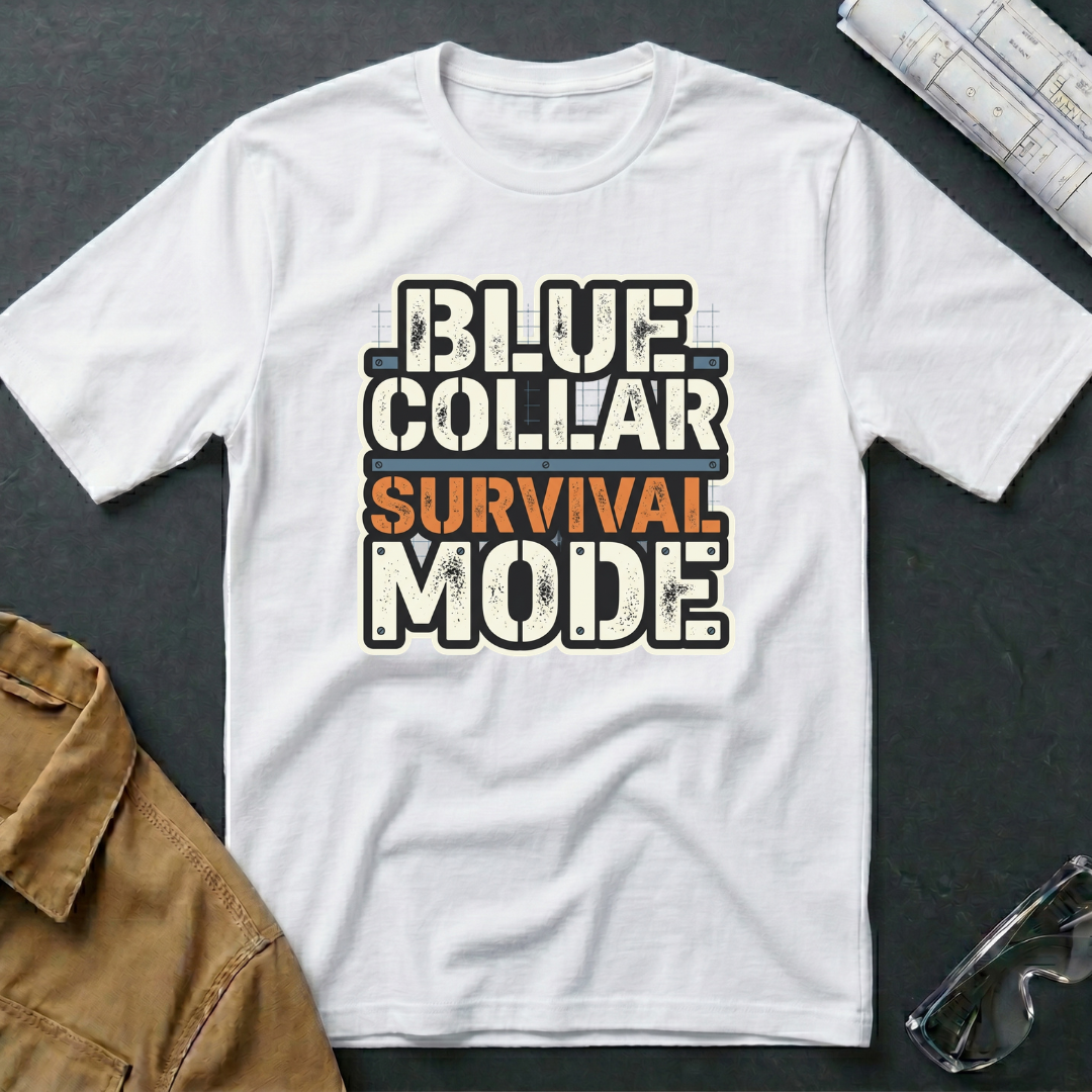 Blue Collar Survival mode T-Shirt