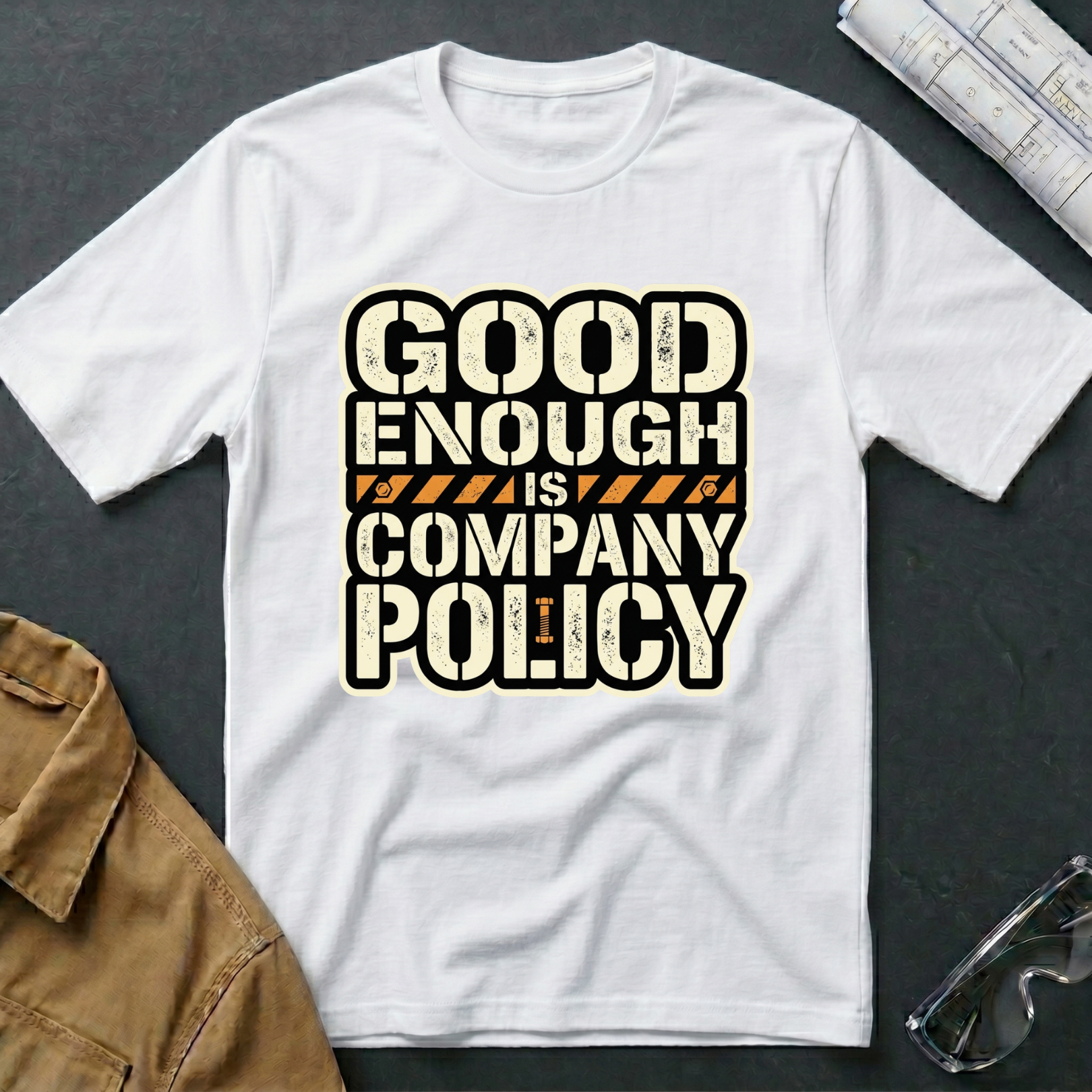 Good Enough is Company Policy T-Shirt