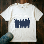 Raised Right. Work Hard T-Shirt