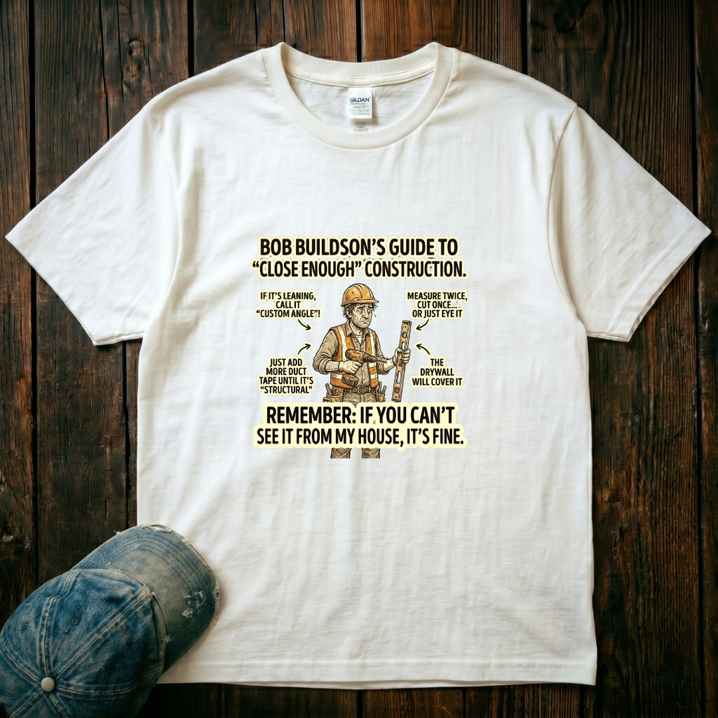 Bob Buildson's Guide to Close Enough T-Shirt