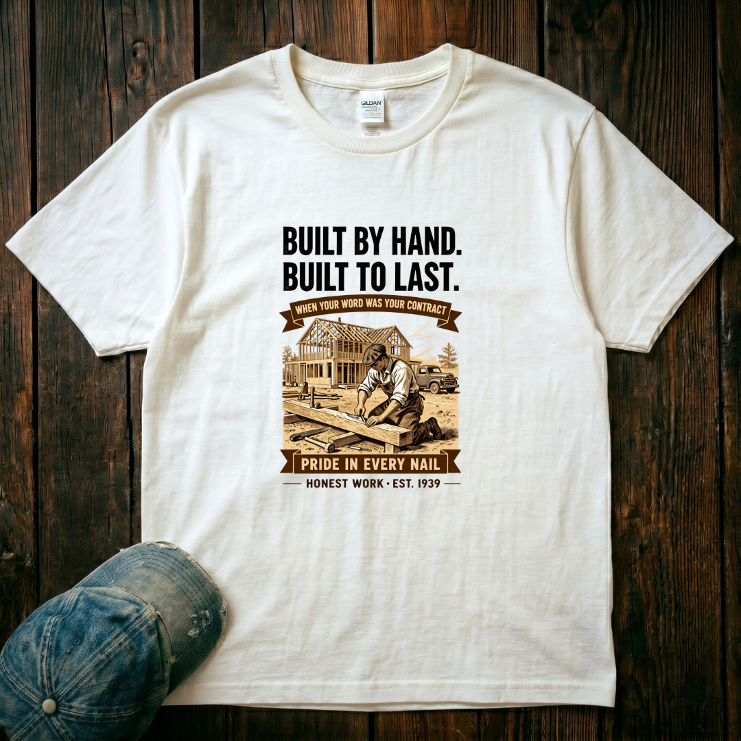 Built by Hand. Buit to Last T-Shirt