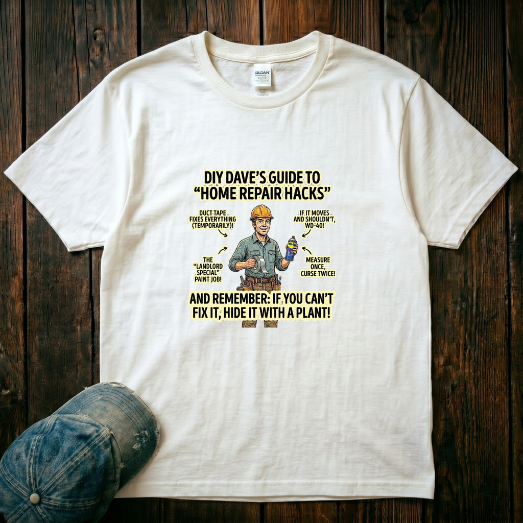 DIY Dave's Guide to Home Repair Hacks T-Shirt