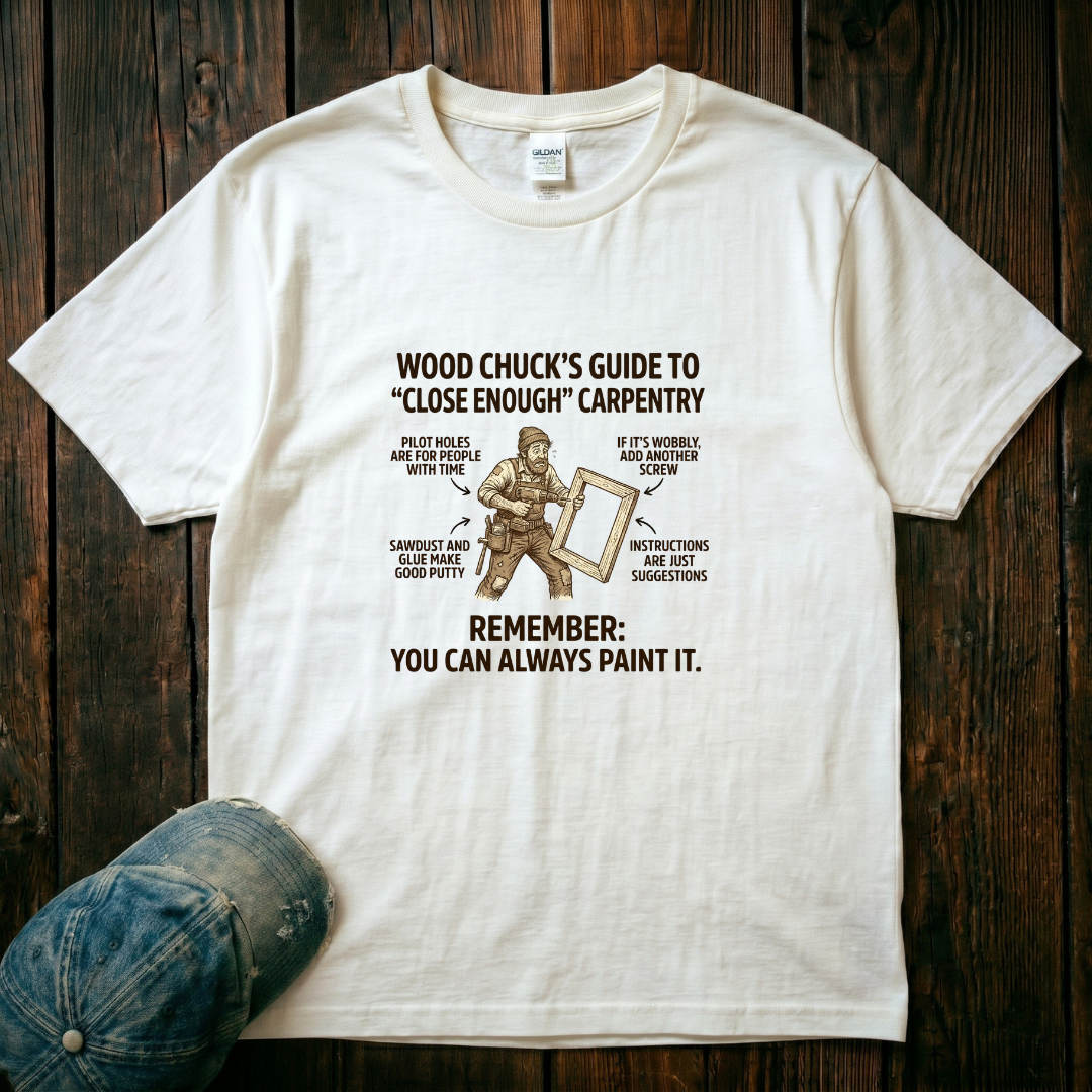 Wood Chuck's Guide to Close Enough T-Shirt